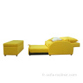 Sofa de salon pliable de loisirs de luxe